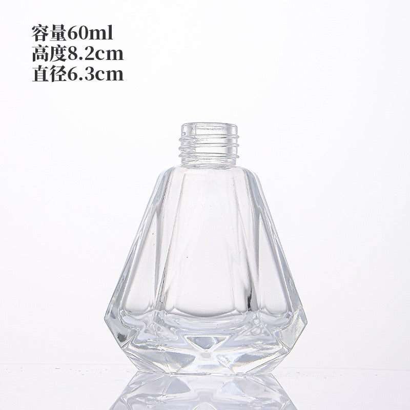 Diamond Diffuser Glass Bottle/Jar