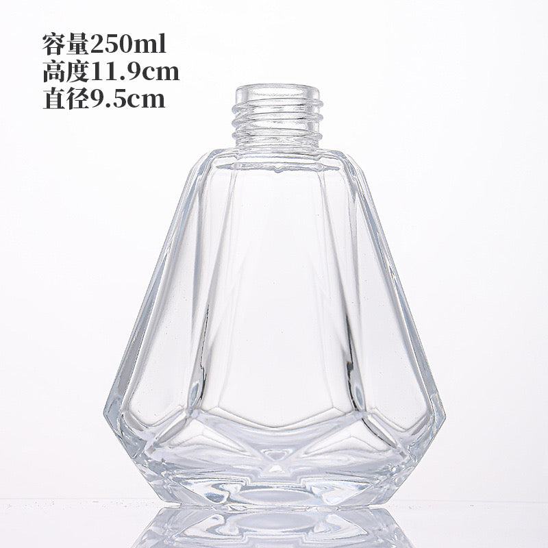 Diamond Diffuser Glass Bottle/Jar