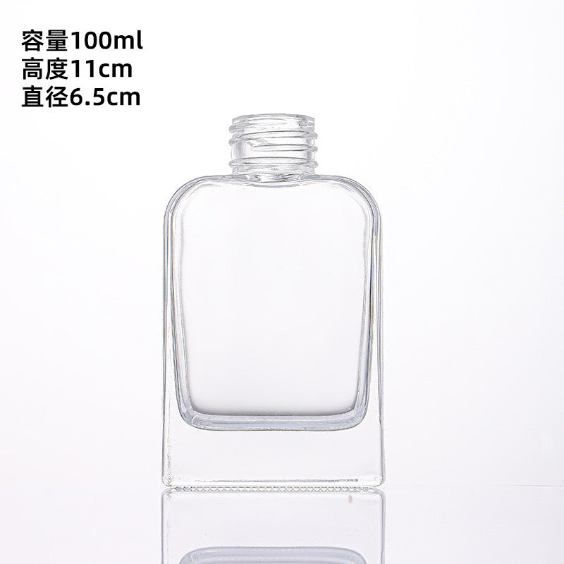Collar Square Diffuser Glass Bottle/Jar