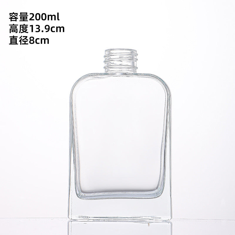 Collar Square Diffuser Glass Bottle/Jar