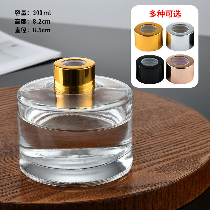 Round Square Diffuser Glass Bottle/Jar