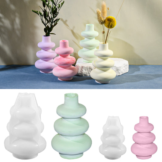 Orb Vase Silicone Mold  Nordic Circle Straight