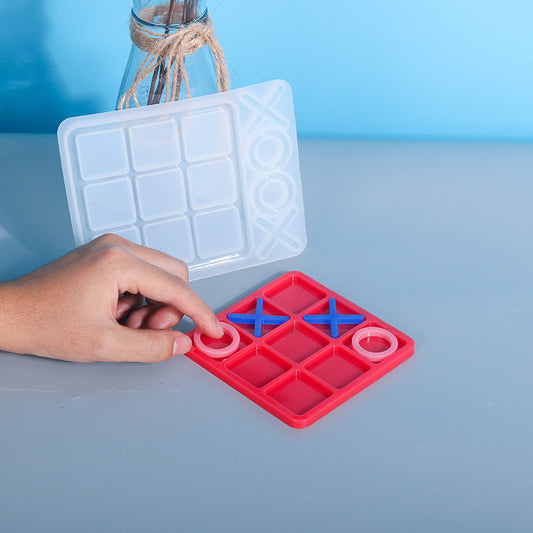 Tic Tac Toe Game Board Silicone Mold