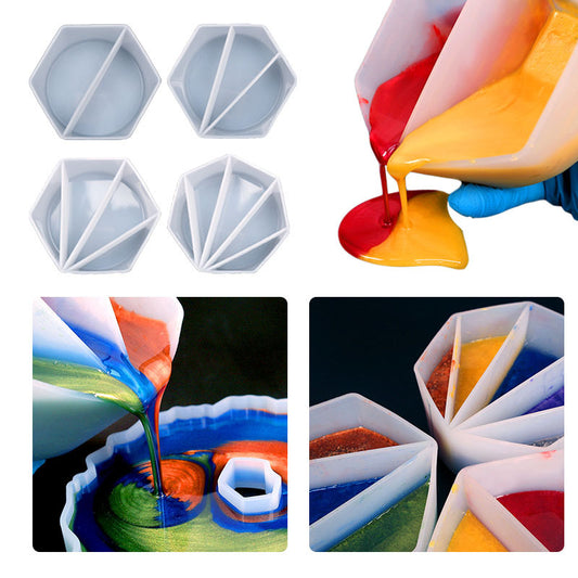 Split Measuring Silicone Cup