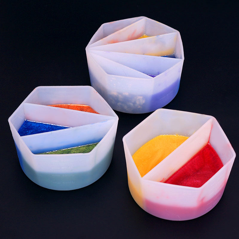 Split Measuring Silicone Cup
