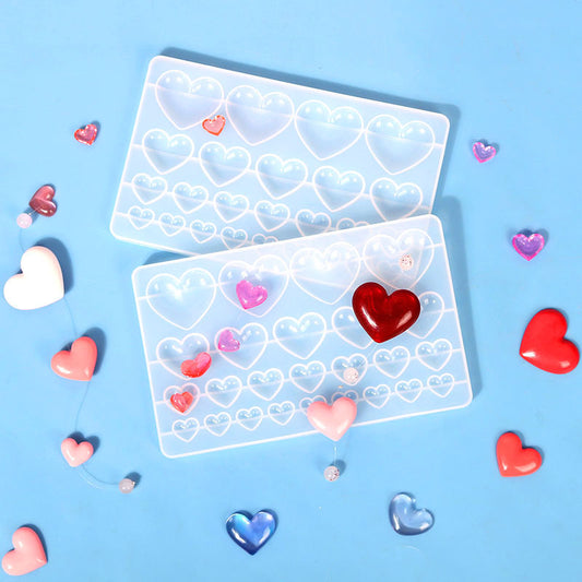 Heart Keychain Silicone Mold