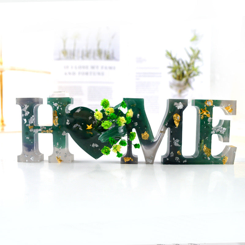 Love Family Home Decor Silicone Mold
