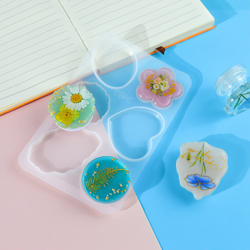 Keychain Pop socket Silicone Mold