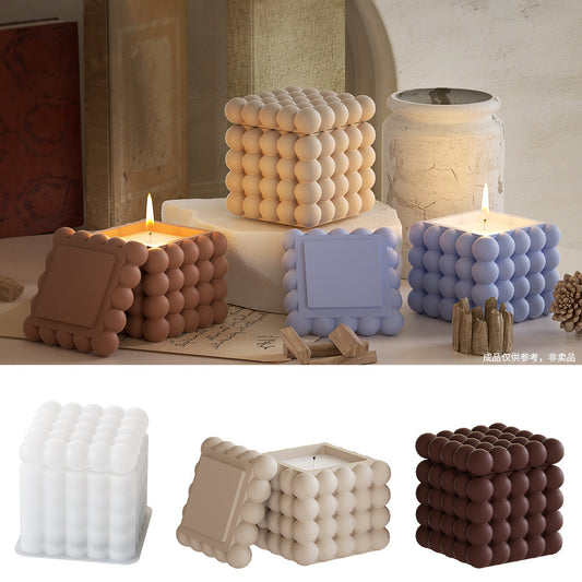 Bubble Candle Jar Storage Silicone Mold