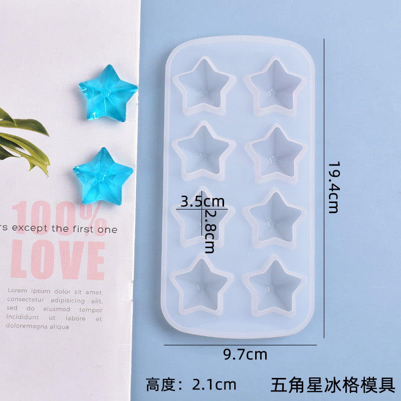 Star Keychain Charm Silicone Mold