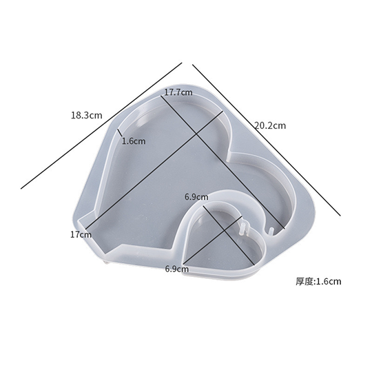 Heart Frame Silicone Mold