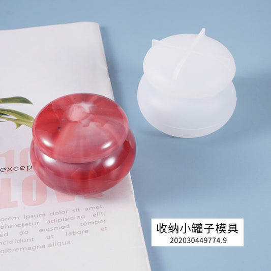 Candle Jar Storage Silicone Mold