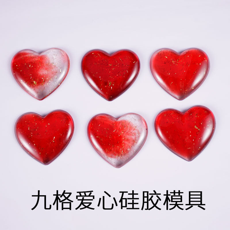 Heart Keychain Silicone Mold