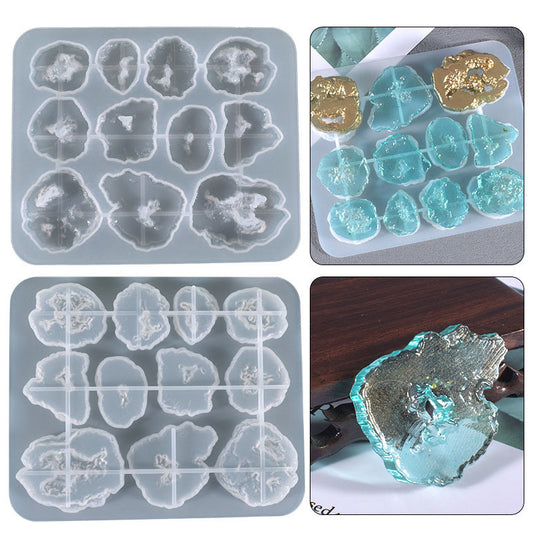 Geode Keychain Popsocket Silicone Mold