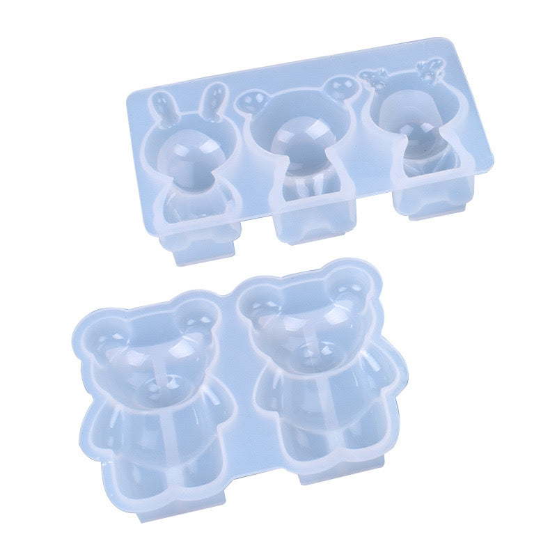 Bear Keychain Silicone Mold