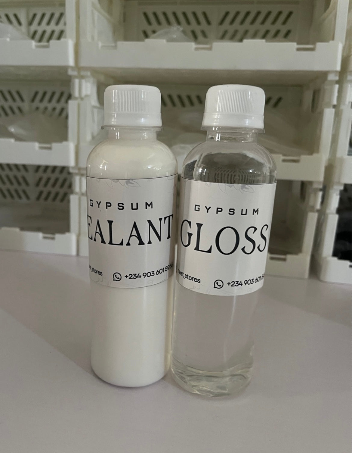 Gypsum Sealant and Gypsum Gloss