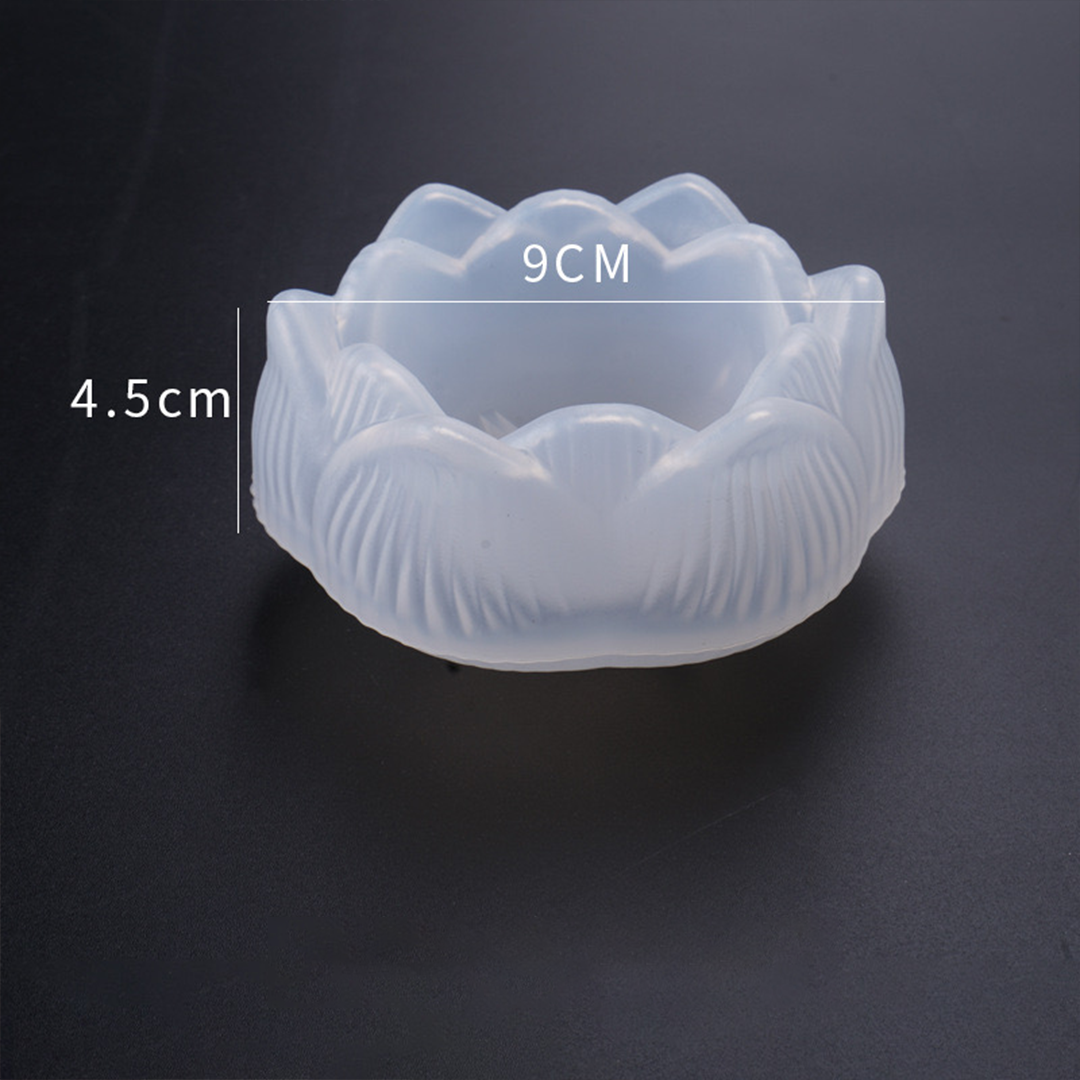 Lotus Candle Silicone Jar Mold