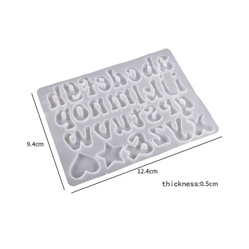 Mini Alphabet Silicone Mold