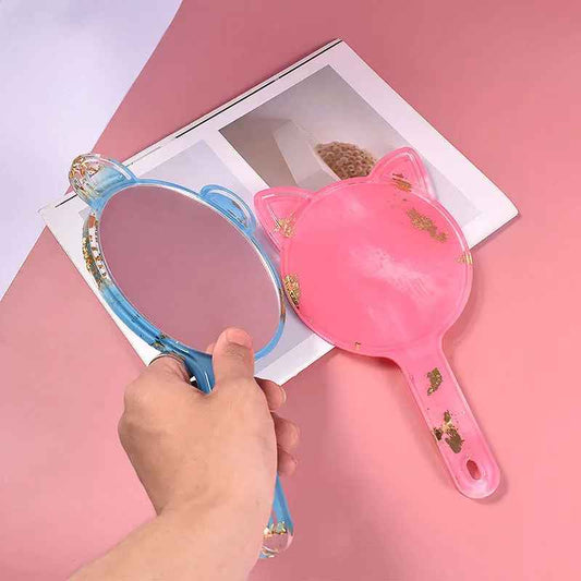 Hand Held Mirror Silicone Mold