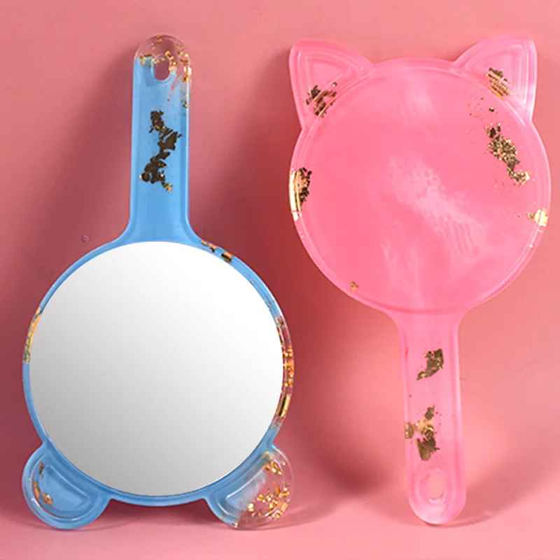 Hand Held Mirror Silicone Mold