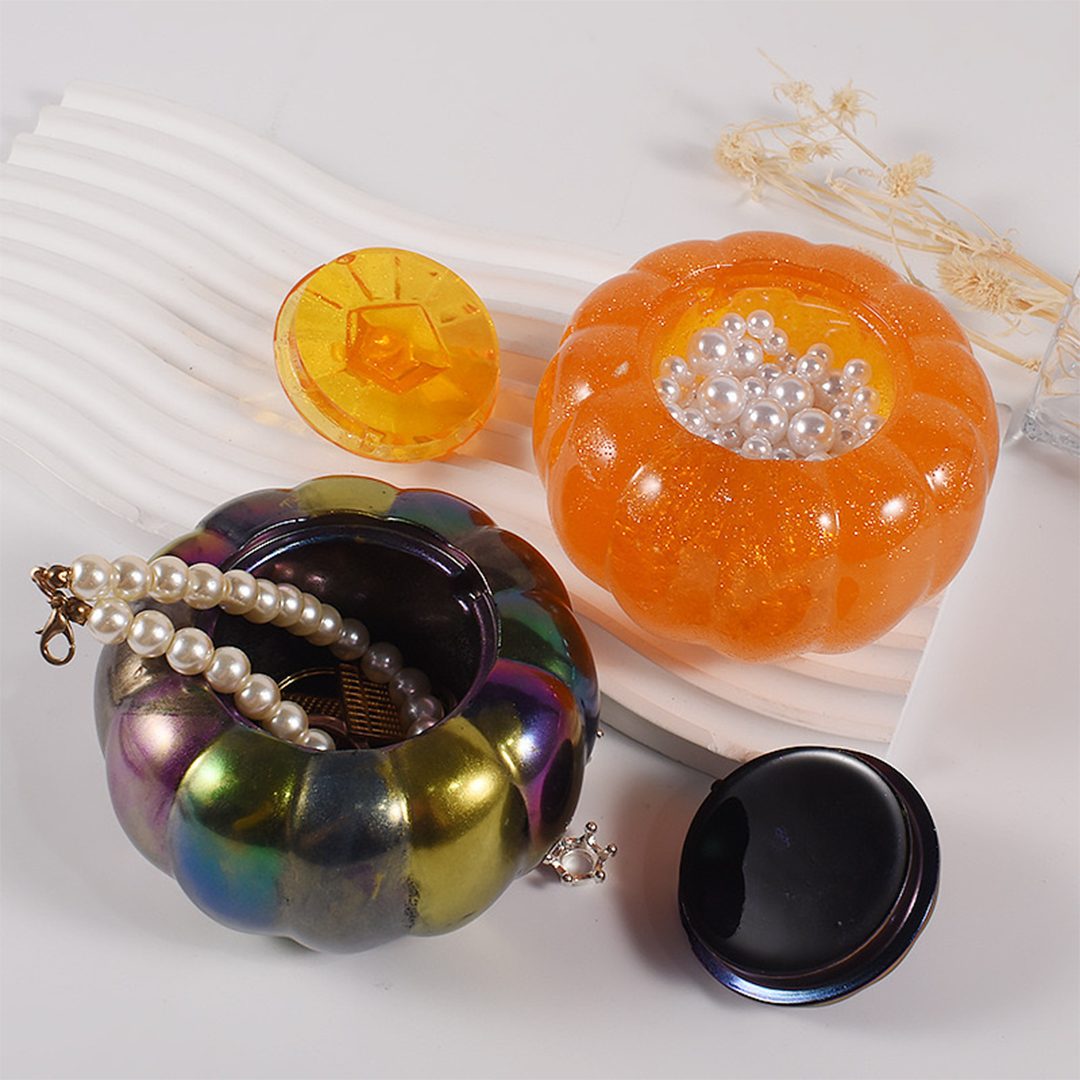 Pumpkin Candle Jar Silicone Mold