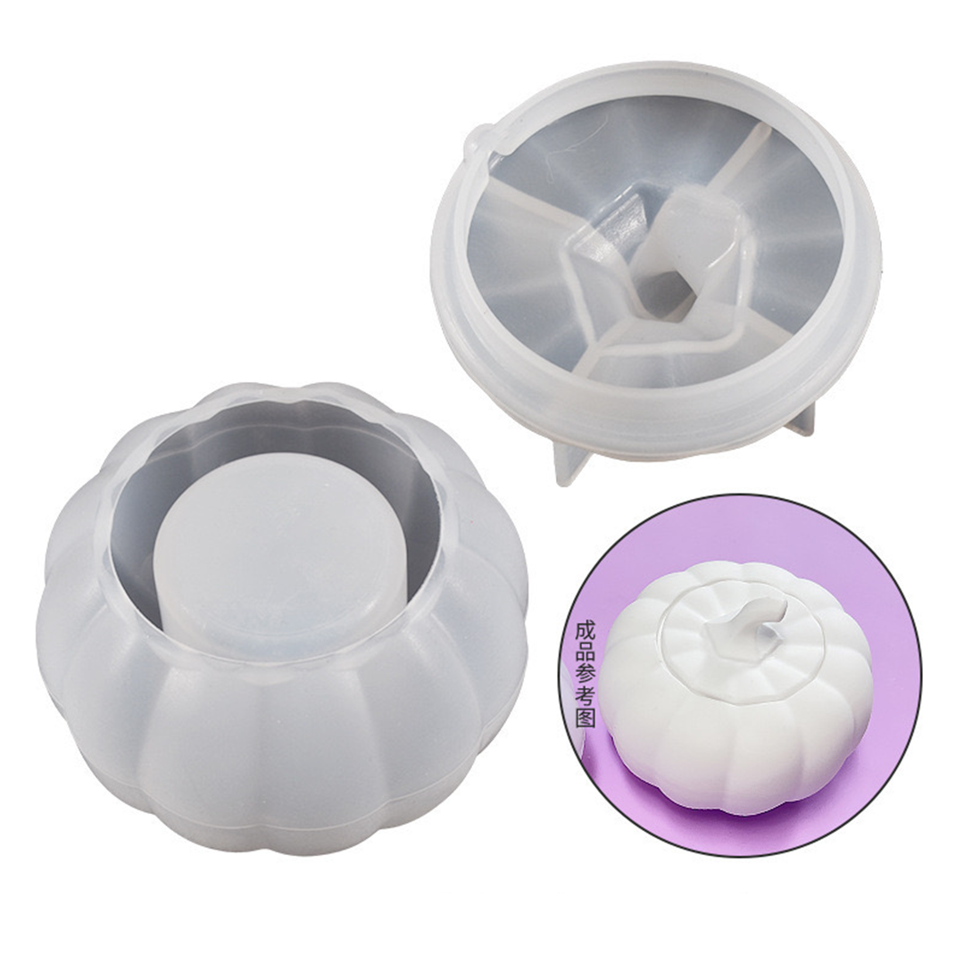 Pumpkin Candle Jar Silicone Mold