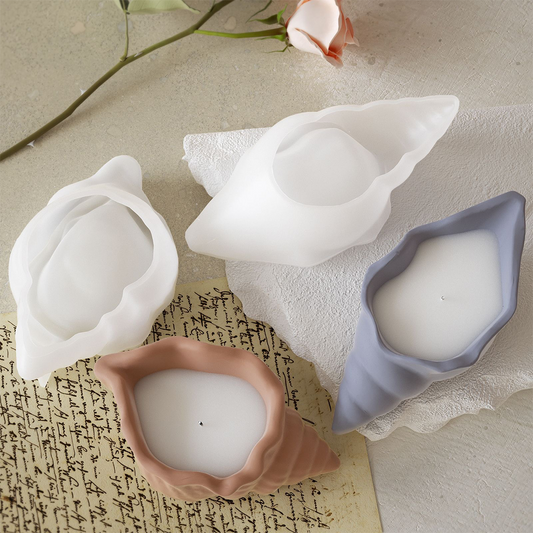Sea Shell Scented Candle Jar Silicone Mold