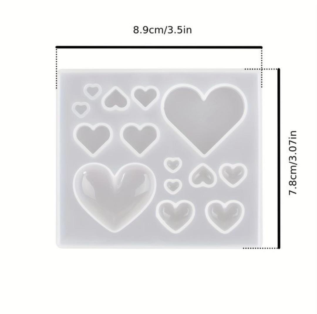 Mini Heart Silicone Mold