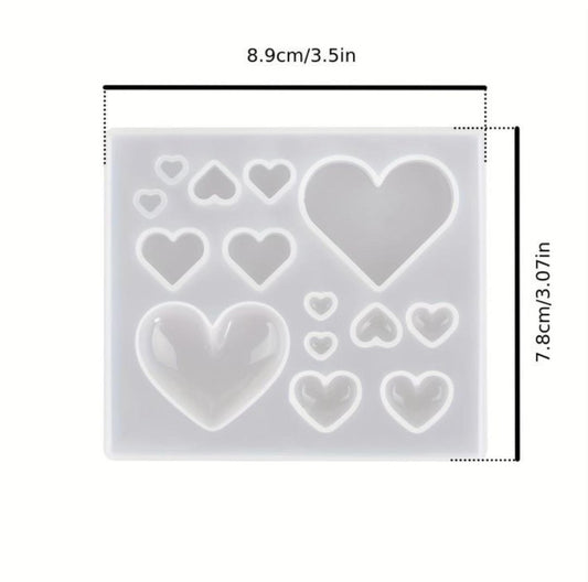 Mini Heart Silicone Mold