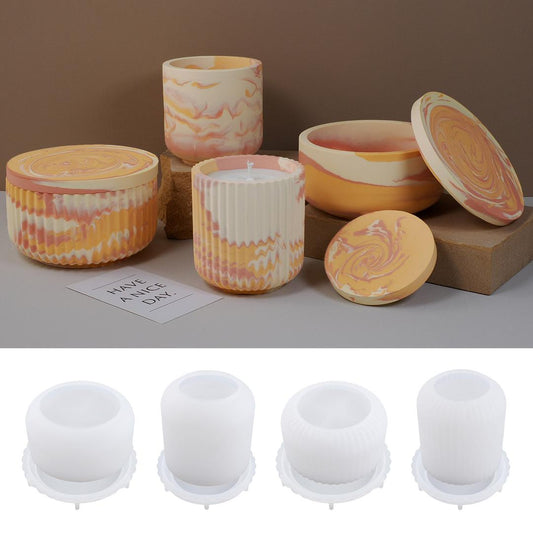 Candle Jar Silicone Mold
