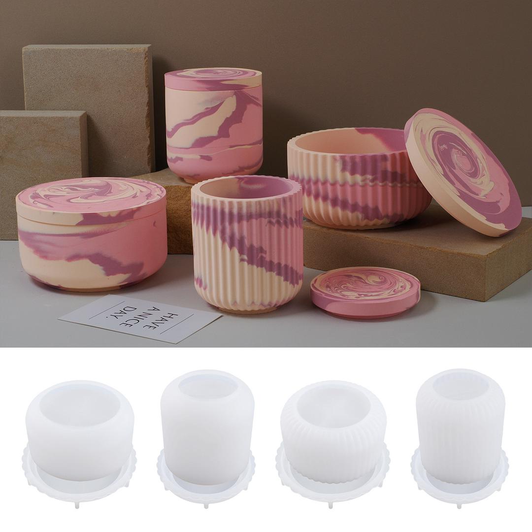Candle Jar Silicone Mold