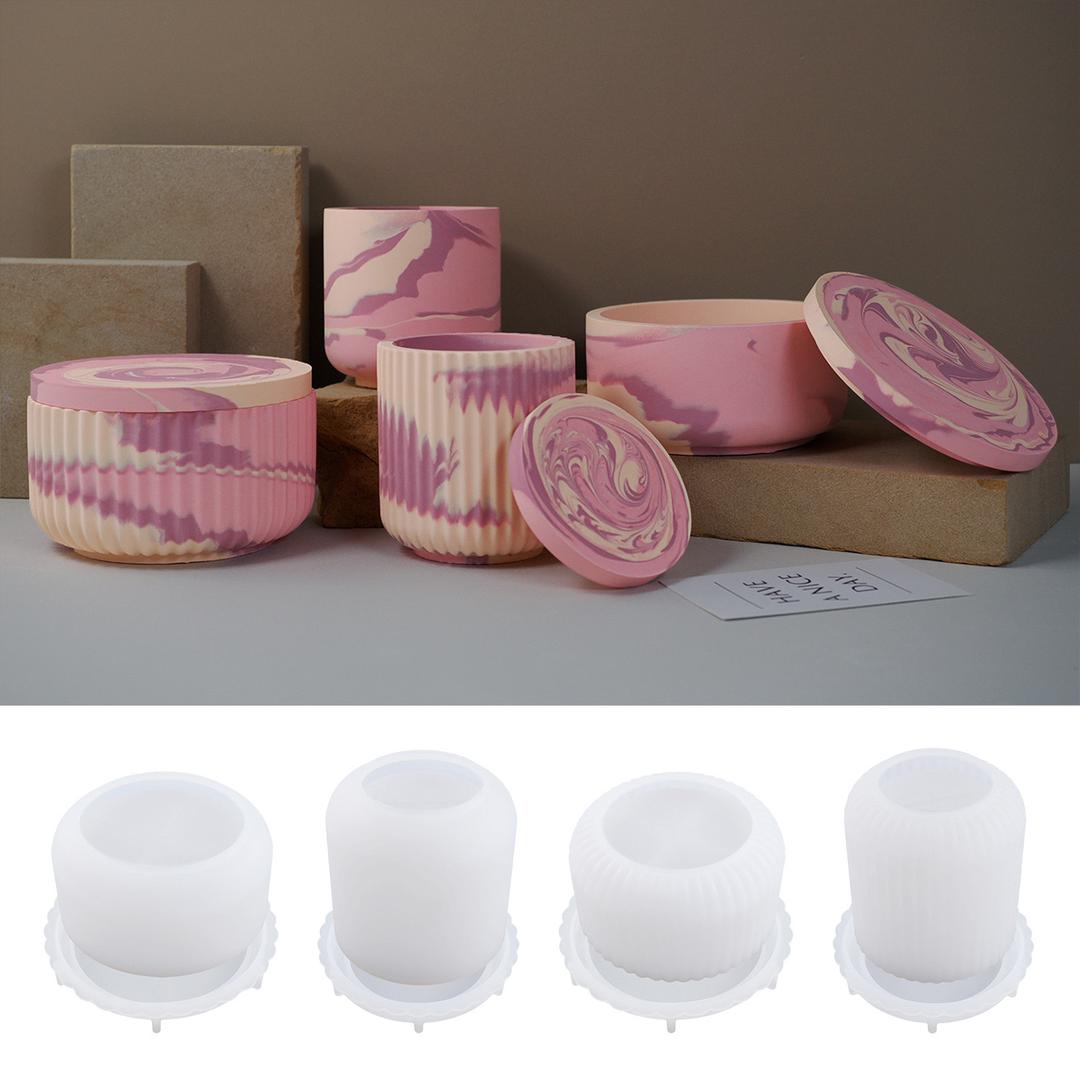 Candle Jar Silicone Mold