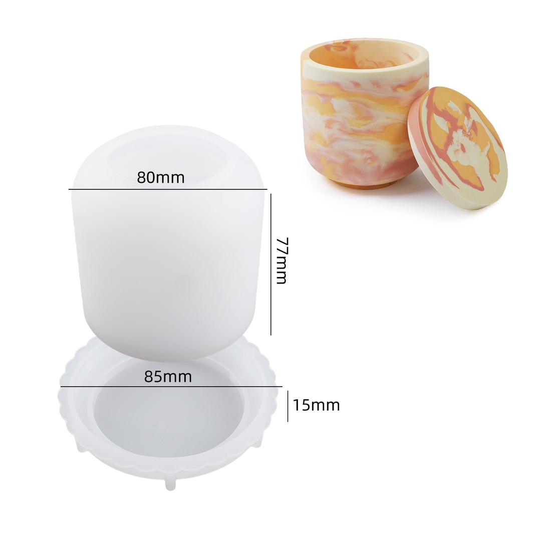 Candle Jar Silicone Mold