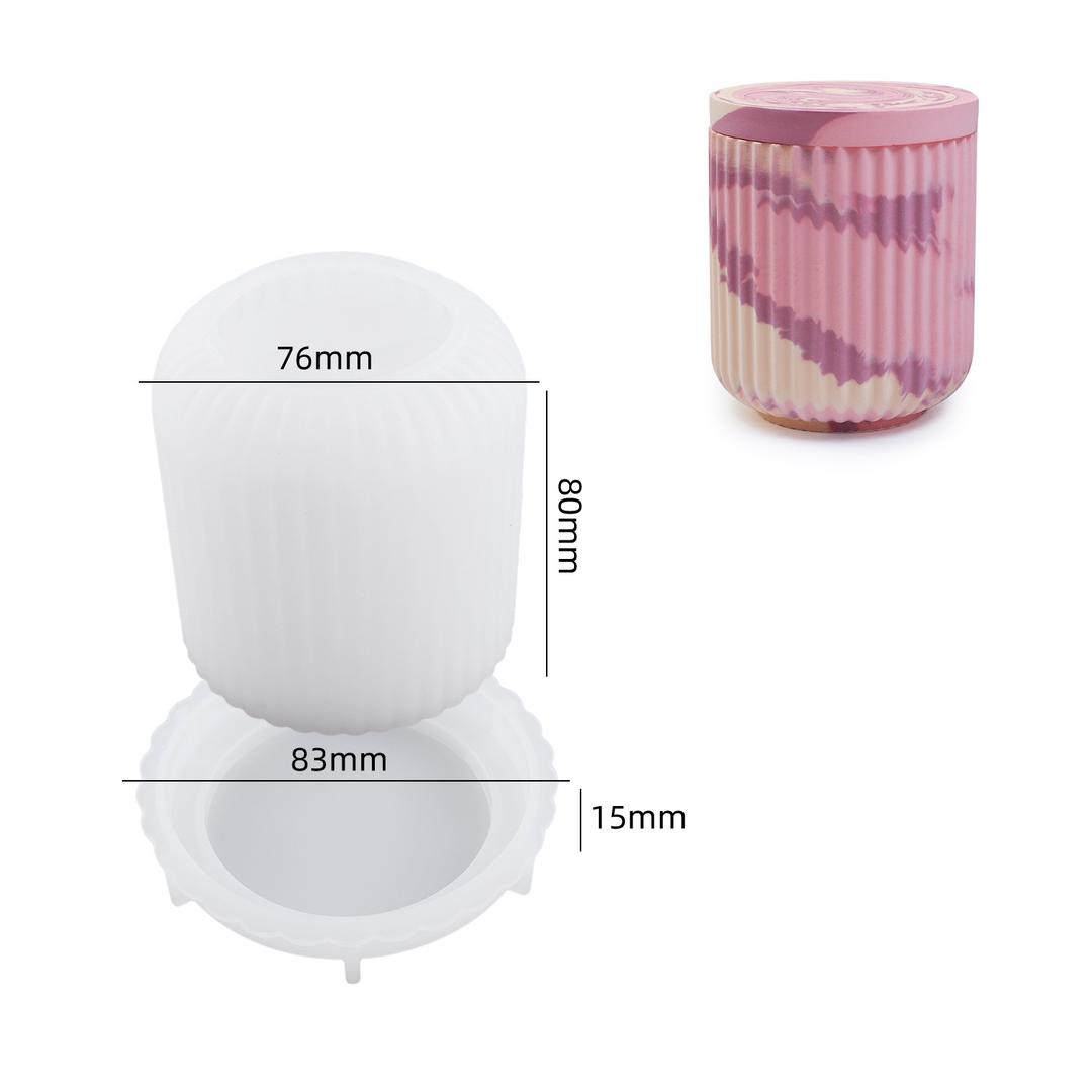 Candle Jar Silicone Mold
