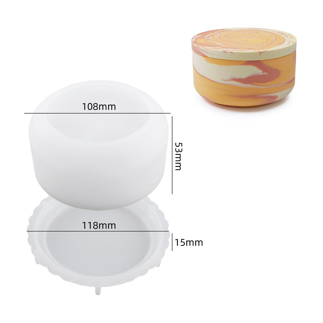 Candle Jar Silicone Mold