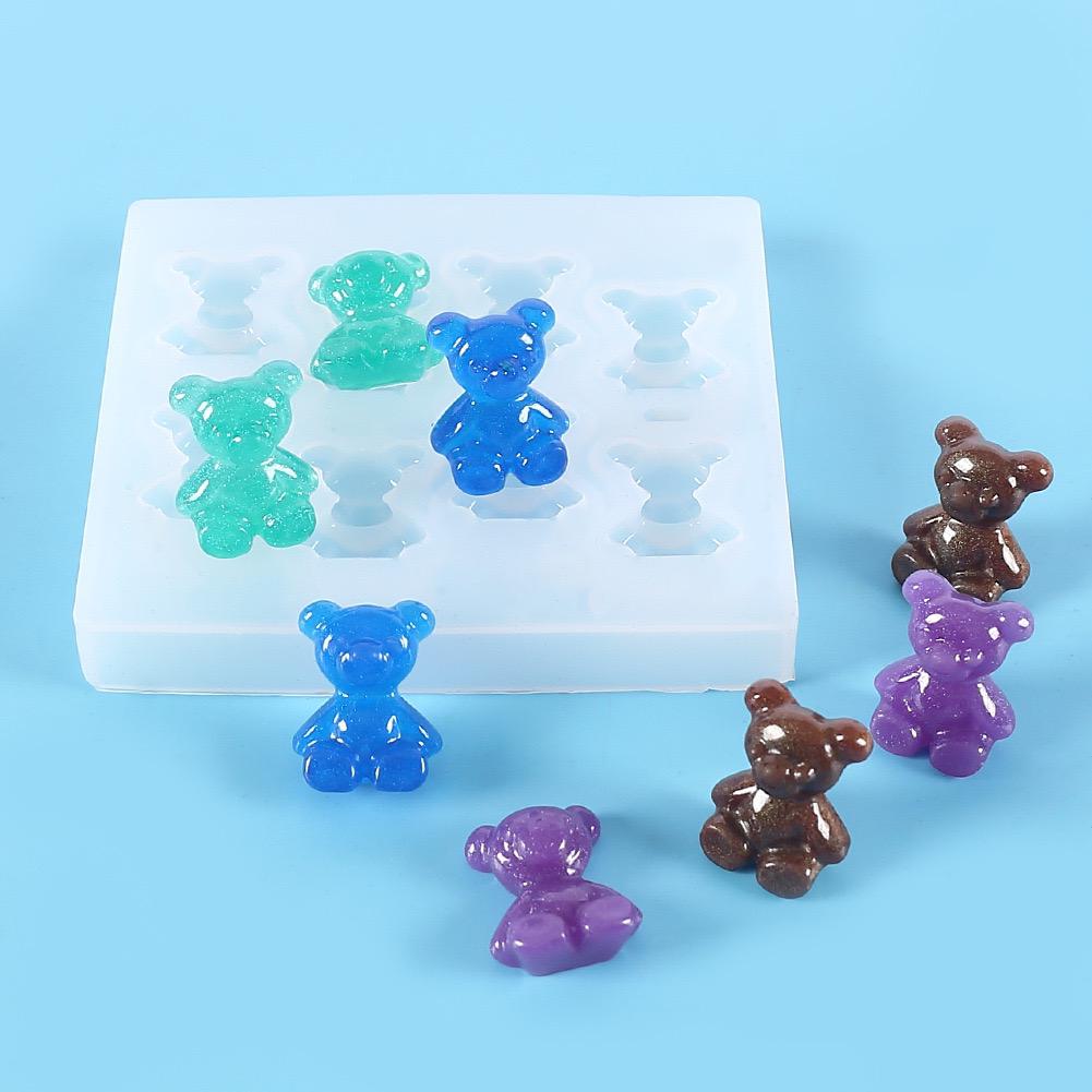Bear Keychain Silicone Mold