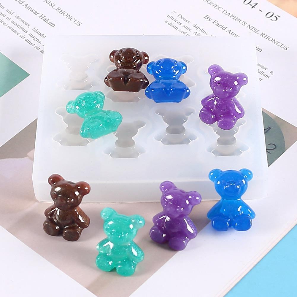 Bear Keychain Silicone Mold