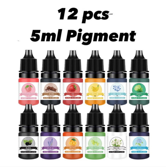 12pcs 5ml Liquid Resin Pigment
