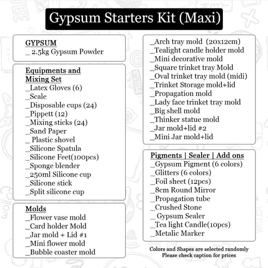 Gypsum Starters Kit