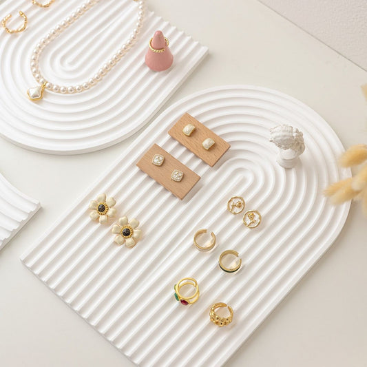Wave Dish Photo Props Tray