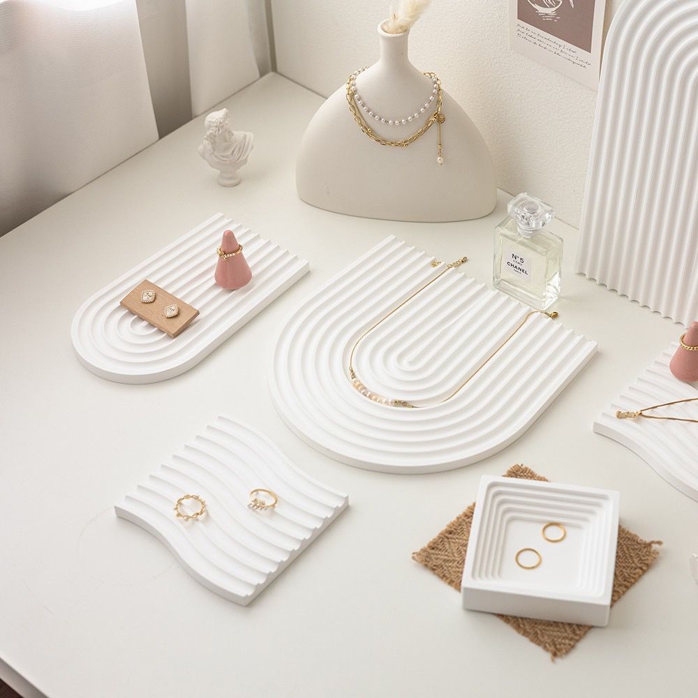 Wave Dish Photo Props Tray