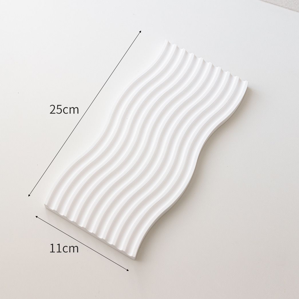 Wave Dish Photo Props Tray