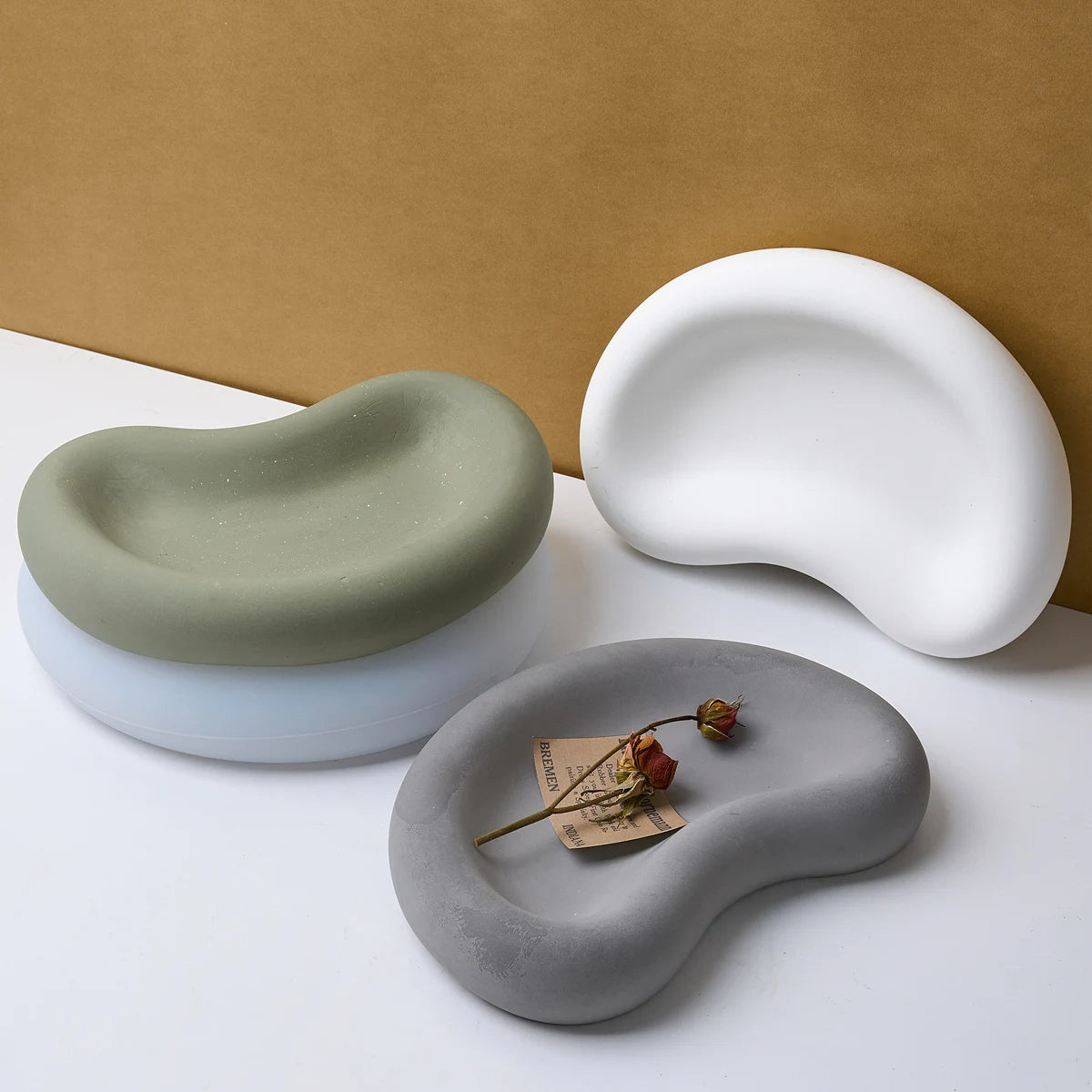 Pea Shape Trinket Dish Mold