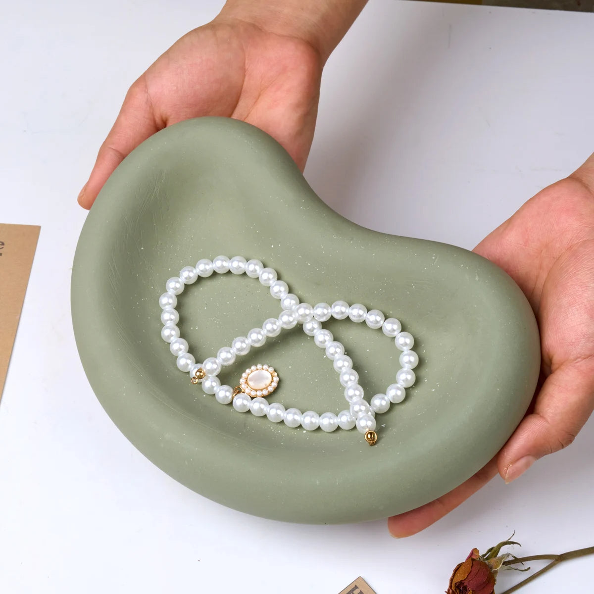 Pea Shape Trinket Dish Mold
