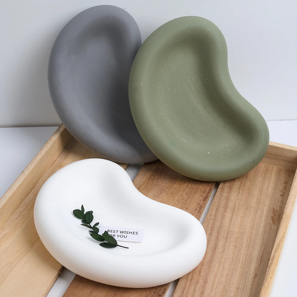 Pea Shape Trinket Dish Mold